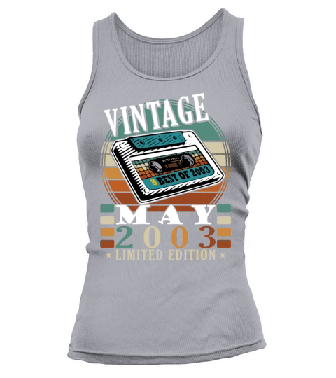 May 2003 20th anniversary vintage gift idea Tank top Woman