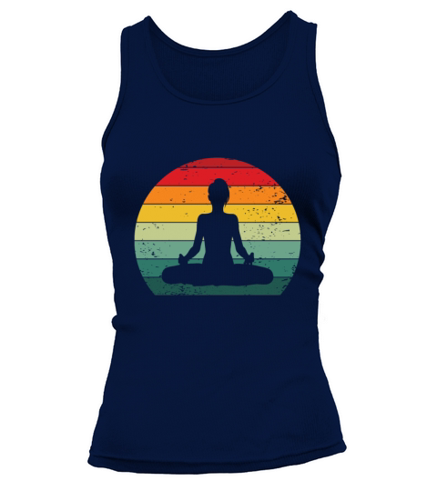 Vintage Yogo Lotus Blossom Meditation Yogi Namaste Tank top Woman