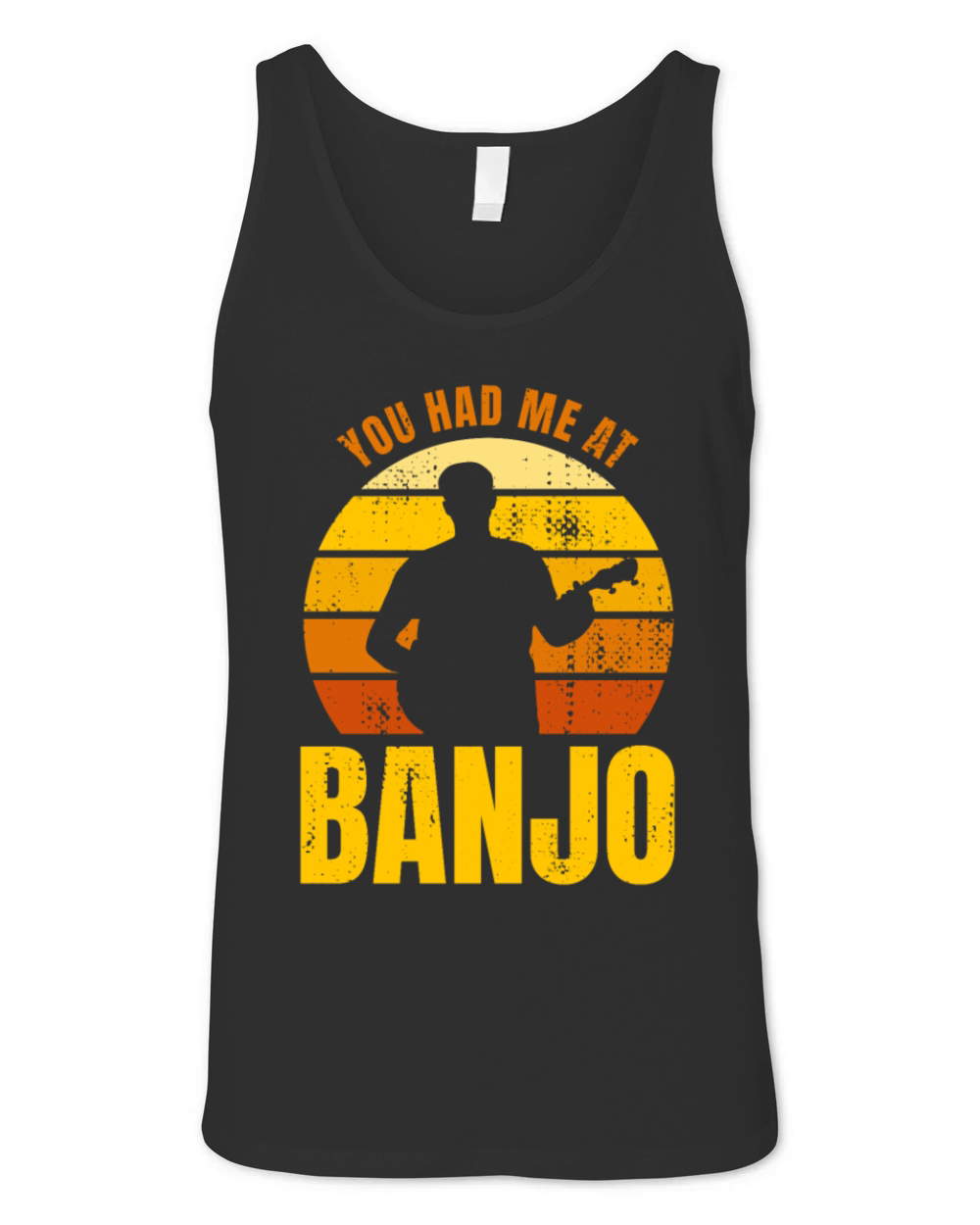 Banjoist Quote Unisex Jersey Tank