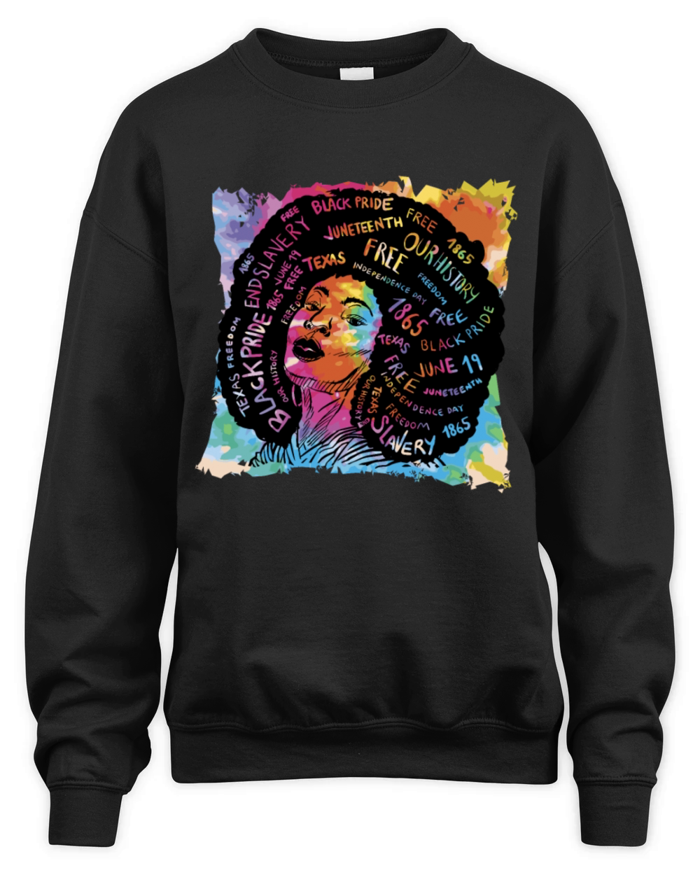 Juneteenth Women Melanin Unisex Premium Crewneck Sweatshirt