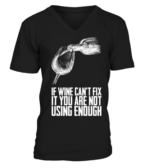 Wine drinking Party V-Neck T-shirt