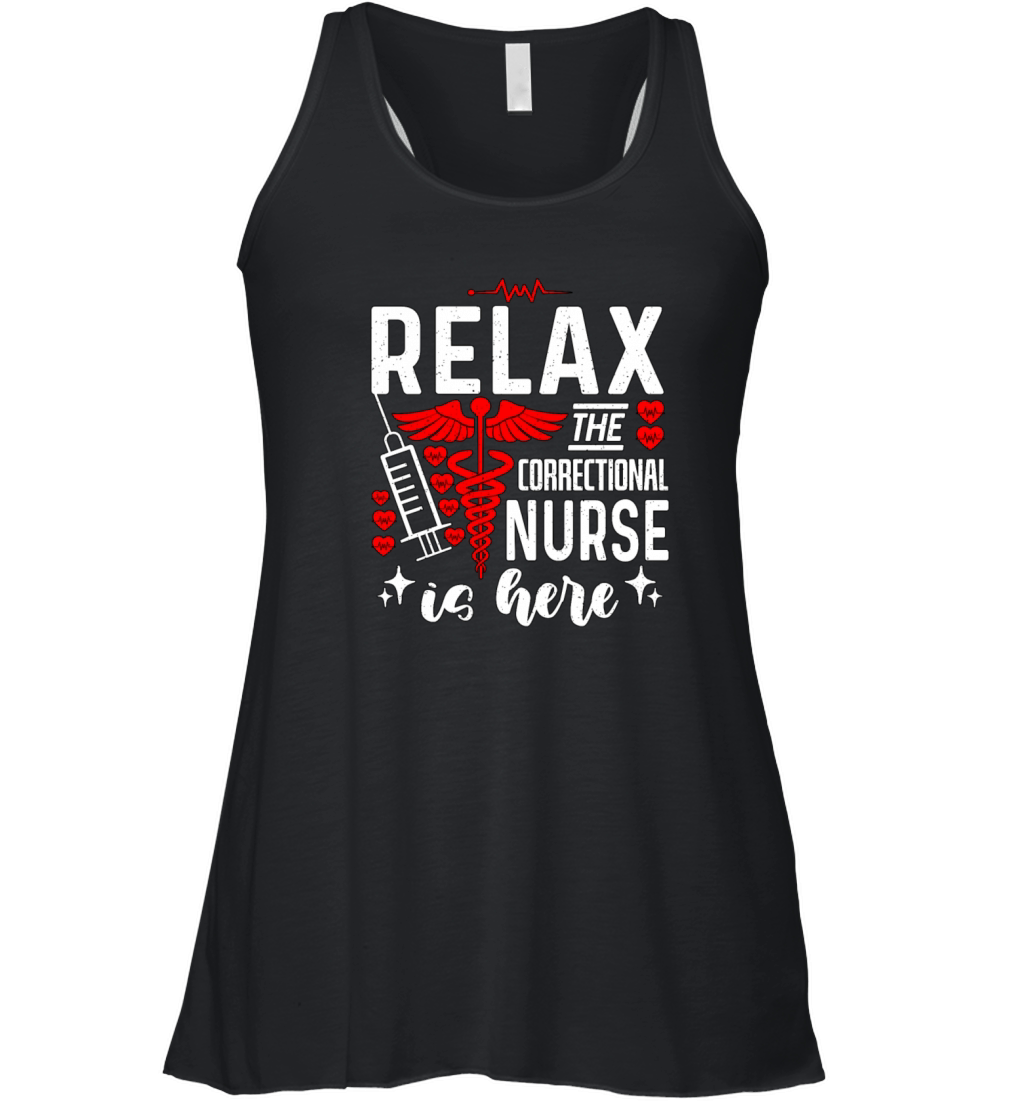 Correctional Nurse Relax The Correctional Medicine Women's Flowy Tank Top