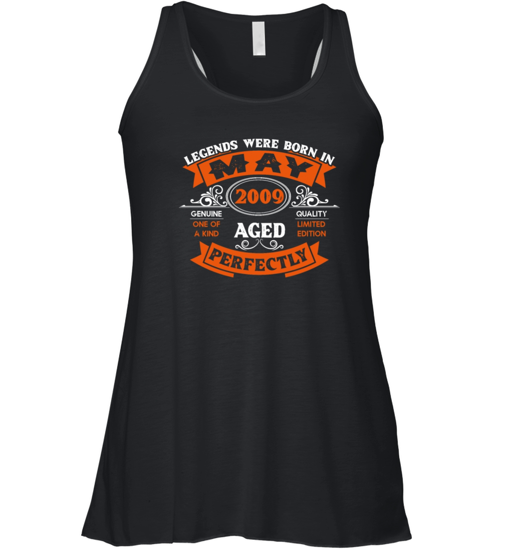 Legends Were Born In May 2009 Birthday Women's Flowy Tank Top