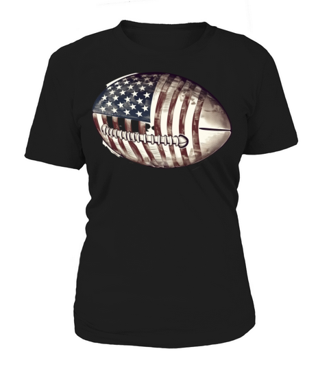Football USA American Flag Vintage Gift Women's T-Shirt
