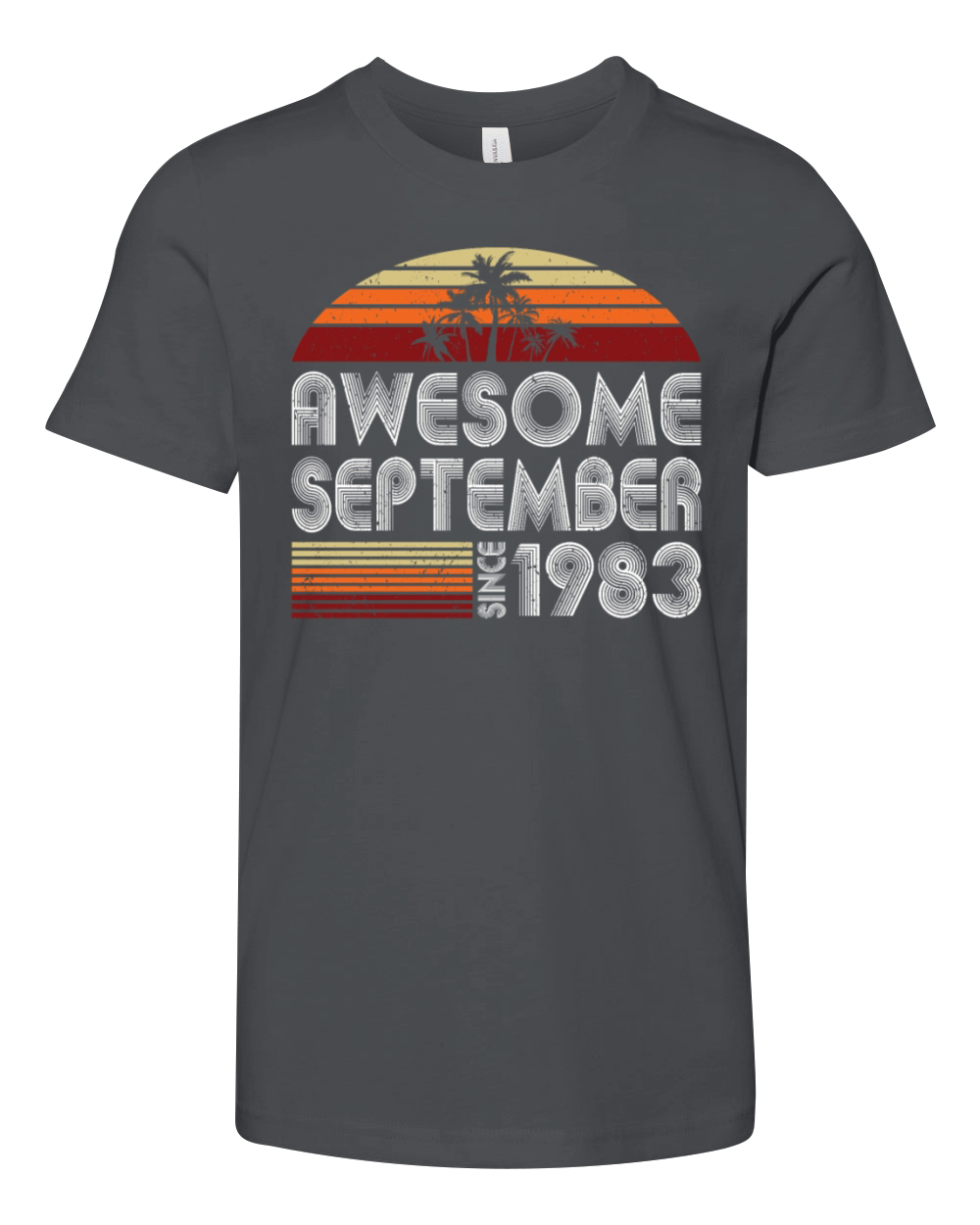 40th birthday september 1983 awesome since 1983 Youth Unisex Jersey Tee