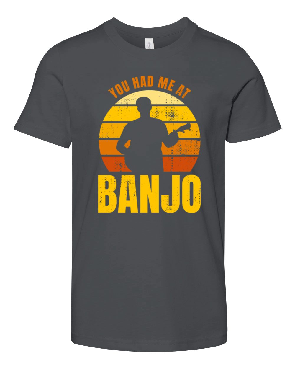 Banjoist Quote Youth Unisex Jersey Tee