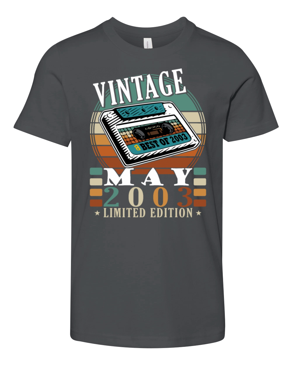 May 2003 20th anniversary vintage gift idea Youth Unisex Jersey Tee