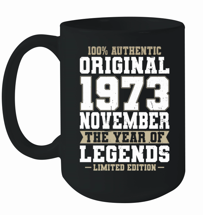 50th birthday november 1973 original 1973 Ceramic Mug