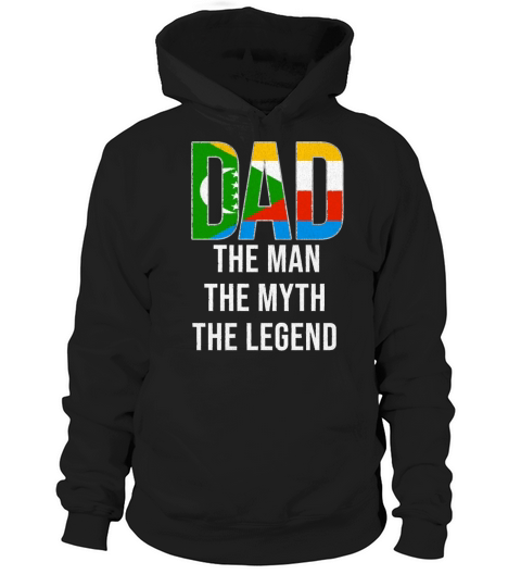Comoros Dad Fathers Day Hoodie Unisex