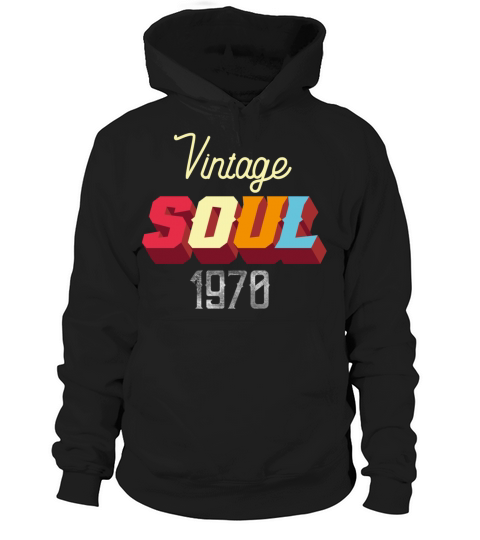 Vintage Soul 1970 Hoodie Unisex