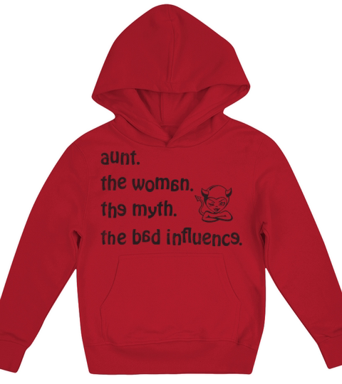 aunt the woman the myth the bad influence vintage Kids Hoodie