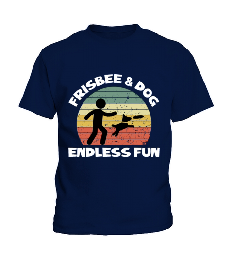 Frisbee And Dog Frisbee Quote Funny Kids T-Shirt