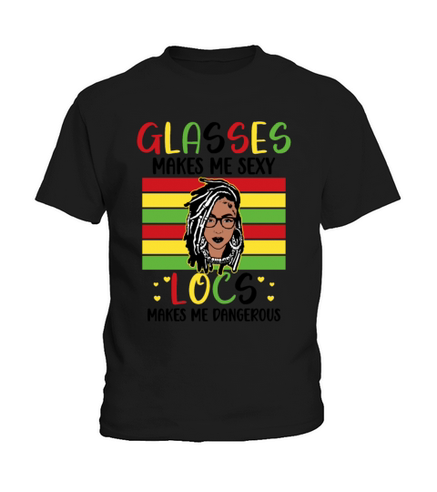 Its the Locs For Me - Afro Hair Black American Kids T-Shirt