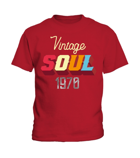 Vintage Soul 1970 Kids T-Shirt