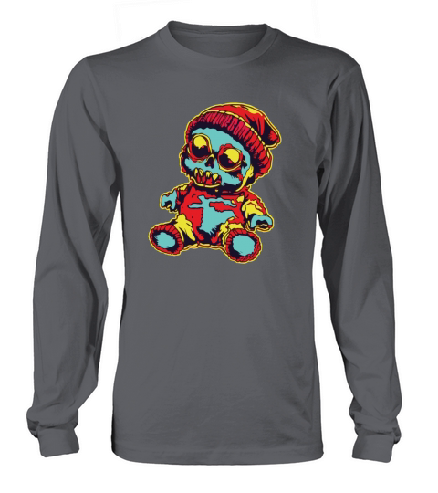 Horror Scary Bear Halloween Phantom Fuzz Long sleeved Unisex