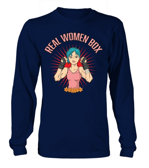 Real Women Box Boxing Quote And Vintage Boxer Long sleeved Unisex
