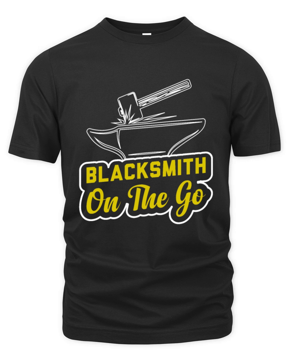 Blacksmith On The Go Profession Metal Forging Organic Unisex T-shirt