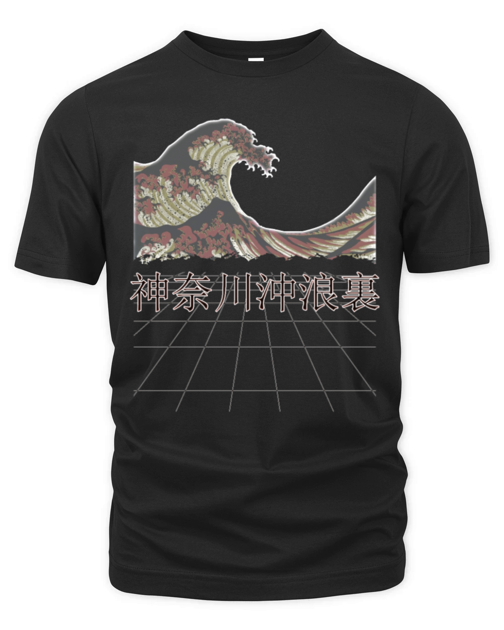 Japanese Vintage Retro Great Wave off Kanagawa Organic Unisex T-shirt