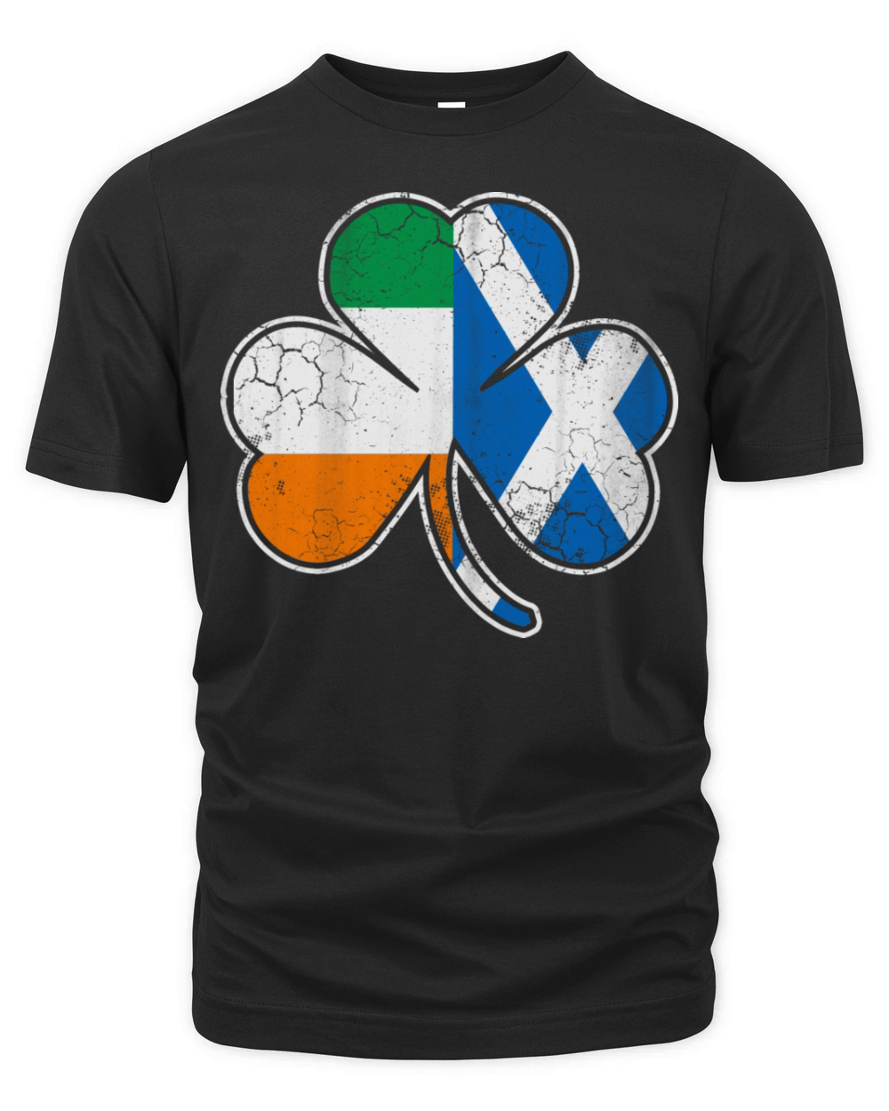 Scotch Irish shamrock scottish st Patrick s Day Organic Unisex T-shirt
