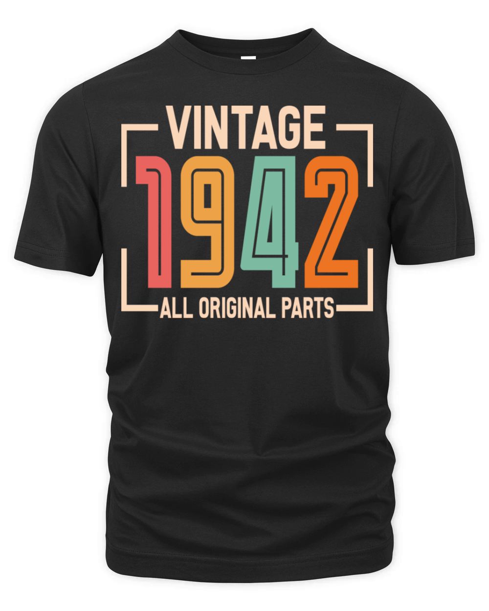 Vintage 1942 All Original Parts Organic Unisex T-shirt