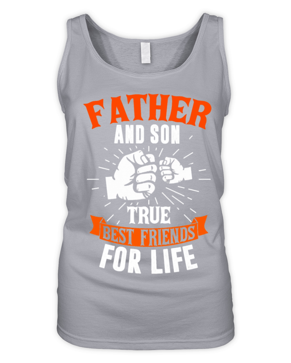 Father And Son True Best Friends Fathers Day Organic Women's Tank Top