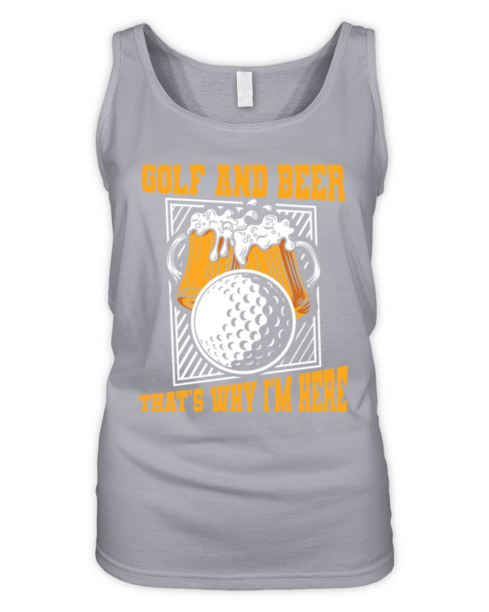 Golf And Beer Thats Why Im Here Player Pro Organic Women's Tank Top