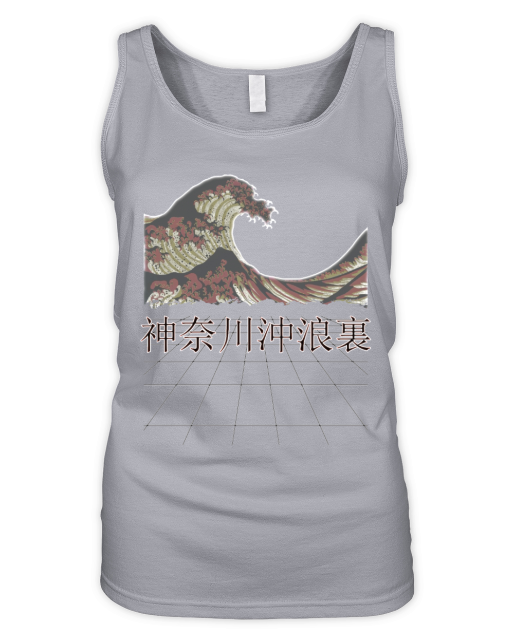 Japanese Vintage Retro Great Wave off Kanagawa Organic Women's Tank Top