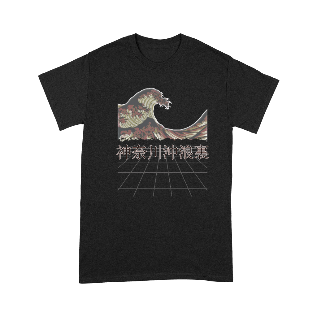 Japanese Vintage Retro Great Wave off Kanagawa Premium T-shirt