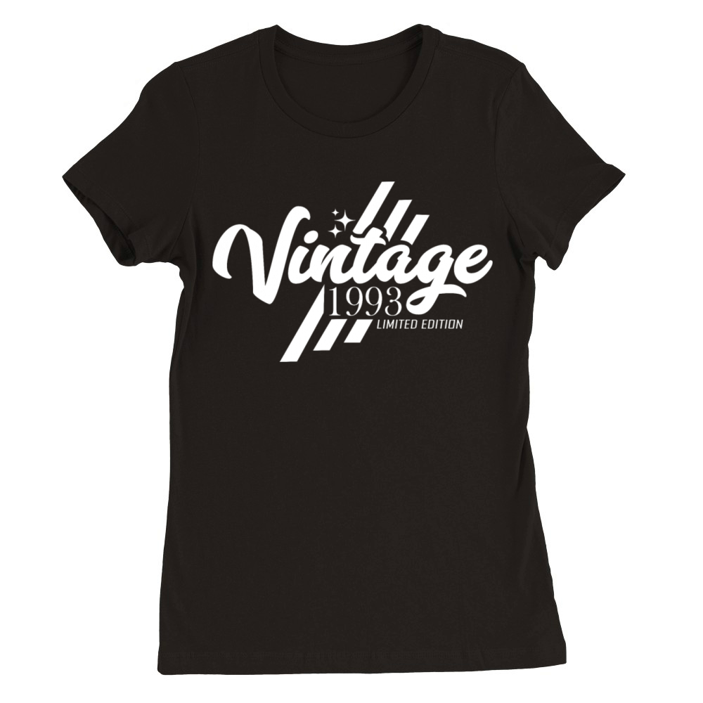 30th Birthday Vintage Sayings Premium Womens Crewneck T-shirt
