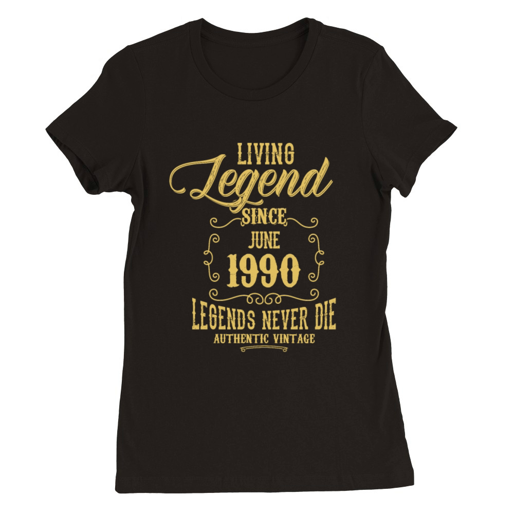 Living Legend since June 1977 Premium Womens Crewneck T-shirt