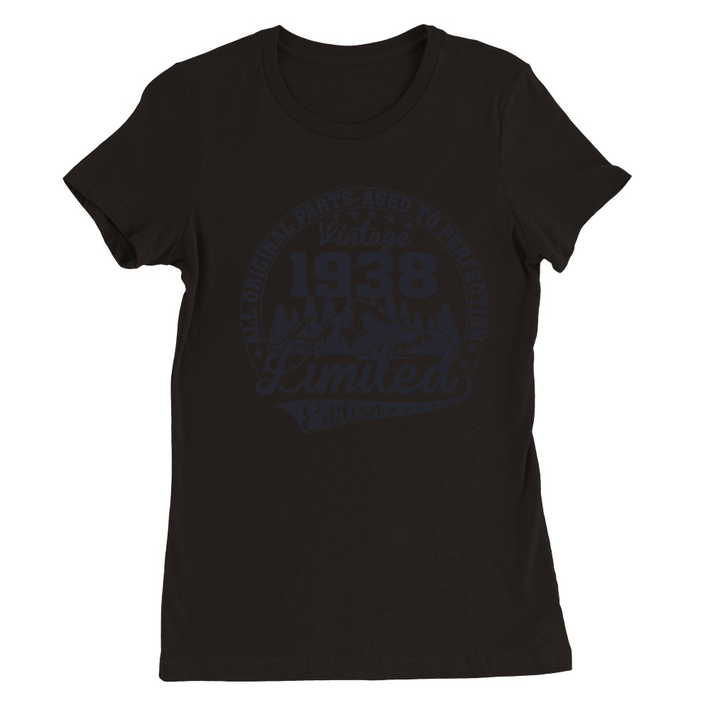 VINTAGE 1938 Premium Womens Crewneck T-shirt