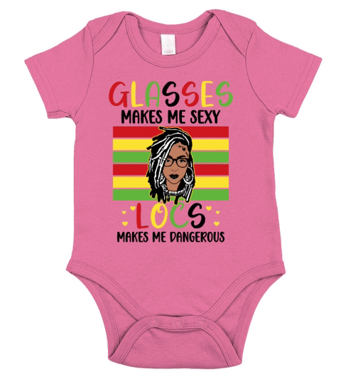 Its the Locs For Me - Afro Hair Black American Short Sleeve Baby One-Piece