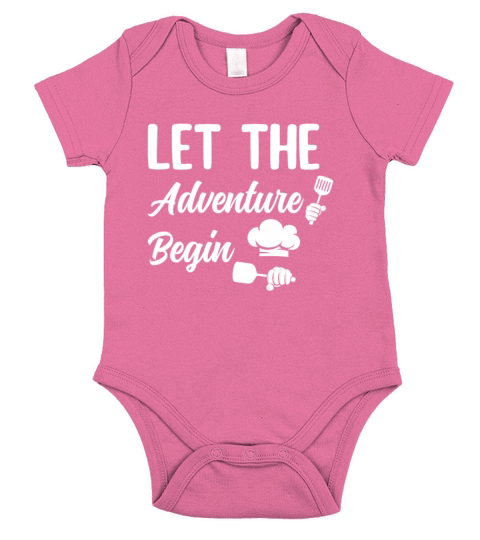 Let The Adventure Begin Cooking Tools Chef Cook Ki Short Sleeve Baby One-Piece