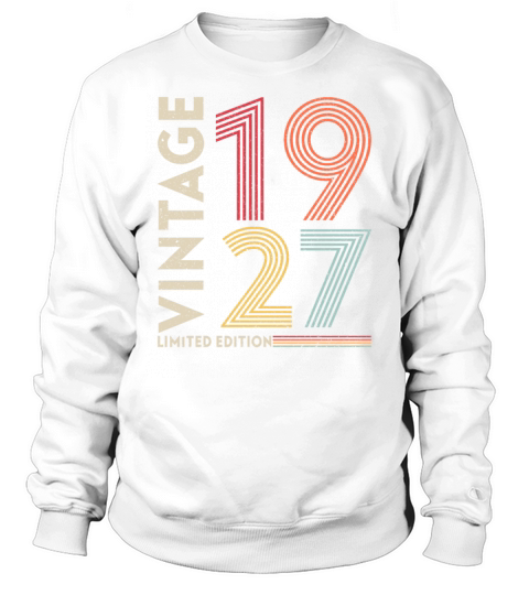Vintage Birthday Original Gift Idea 1927 Sweatshirt Unisex