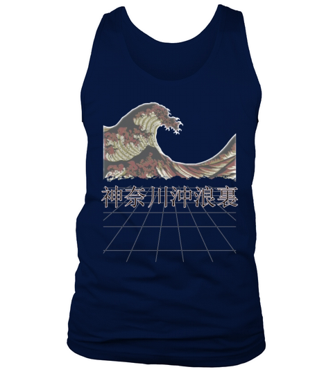 Japanese Vintage Retro Great Wave off Kanagawa Tank Top Unisex
