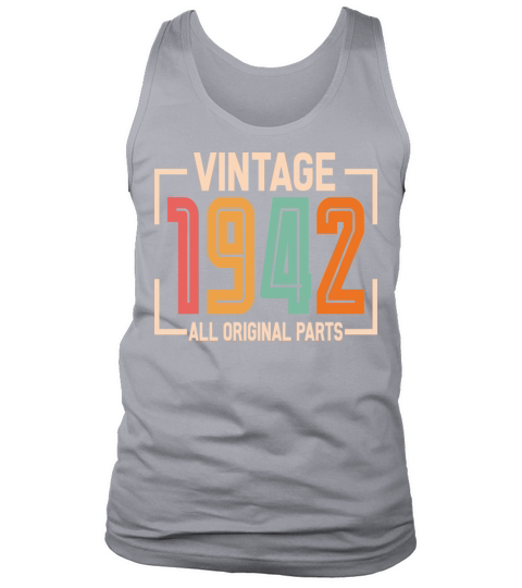 Vintage 1942 All Original Parts Tank Top Unisex