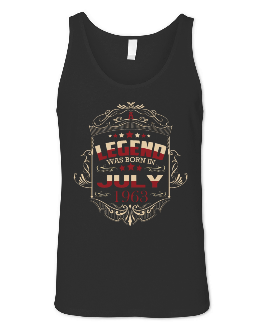 July 1963 Birthday Vintage Sayings Unisex Jersey Tank