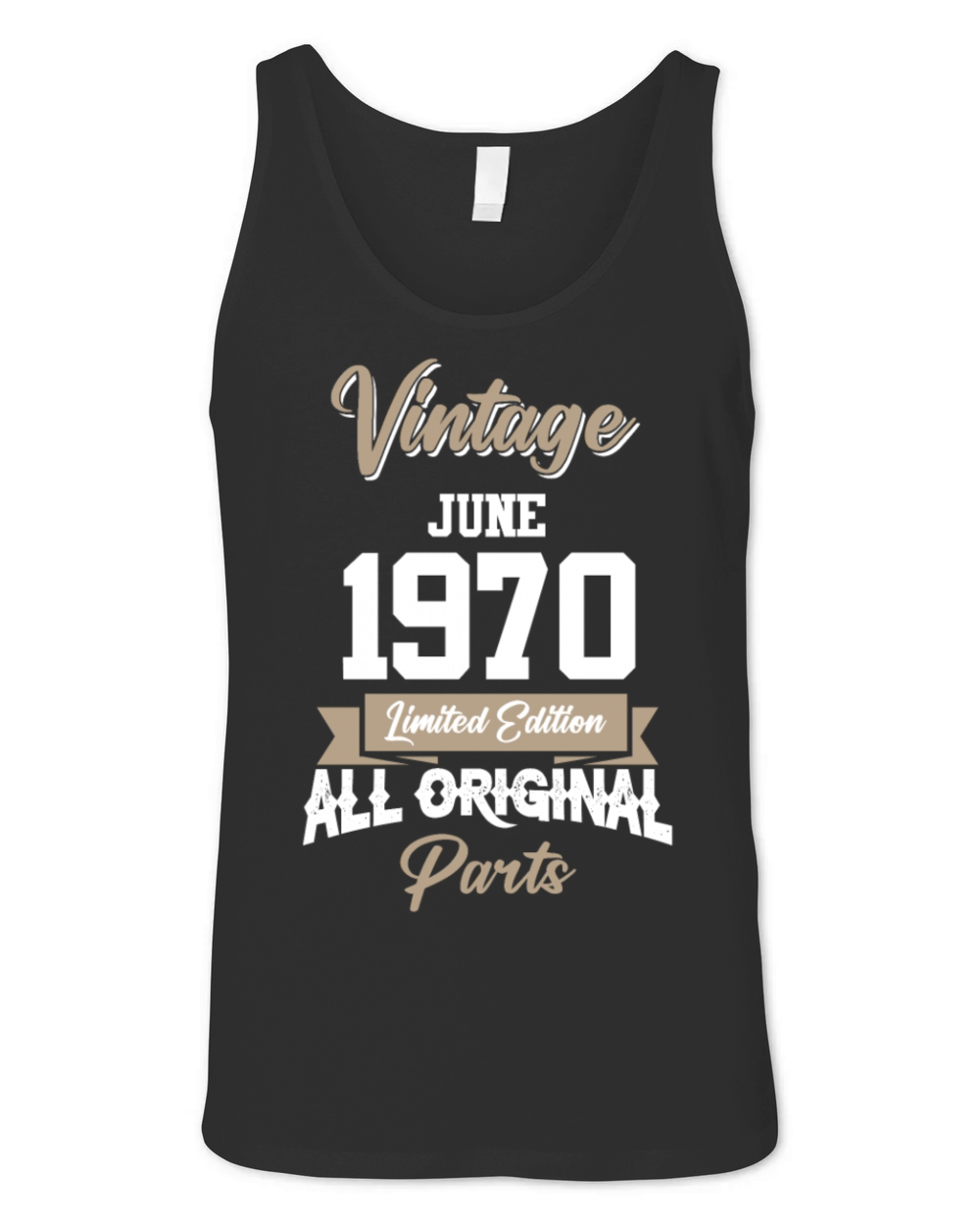 June 1957 Vintage Birthday Present Unisex Jersey Tank