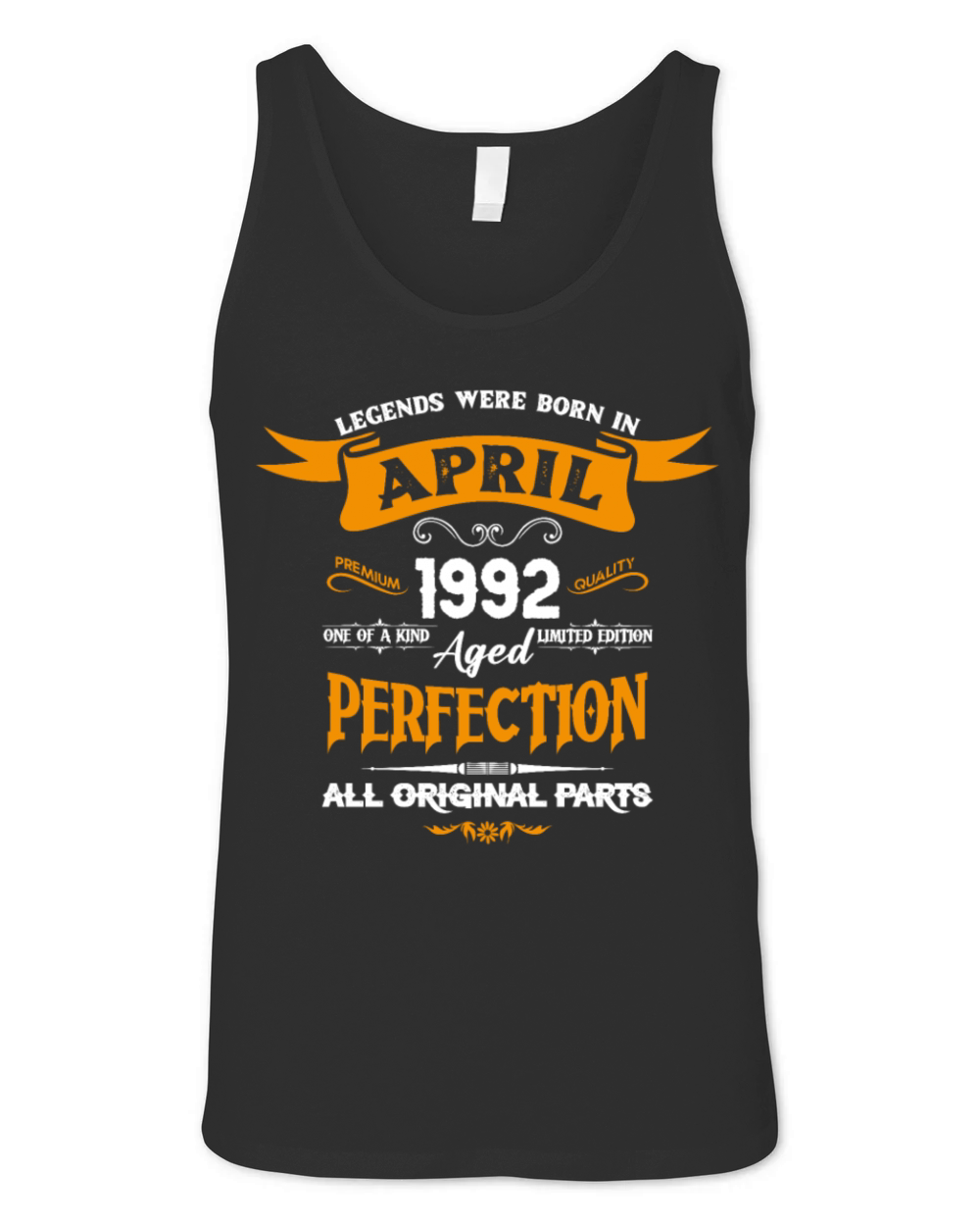 Legends Were Born In April 1992 Unisex Jersey Tank