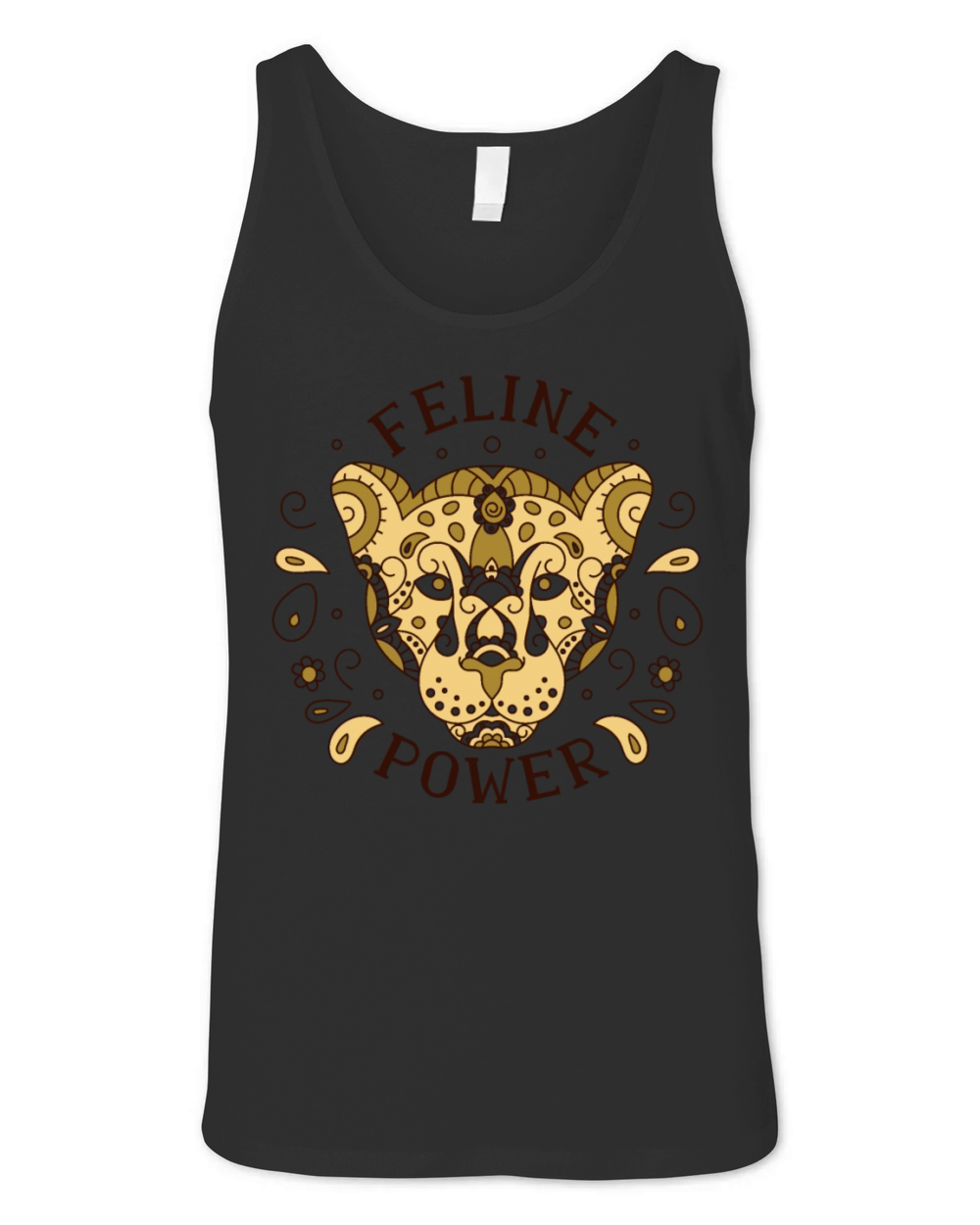 Tiger Animal Mandala Quote Unisex Jersey Tank