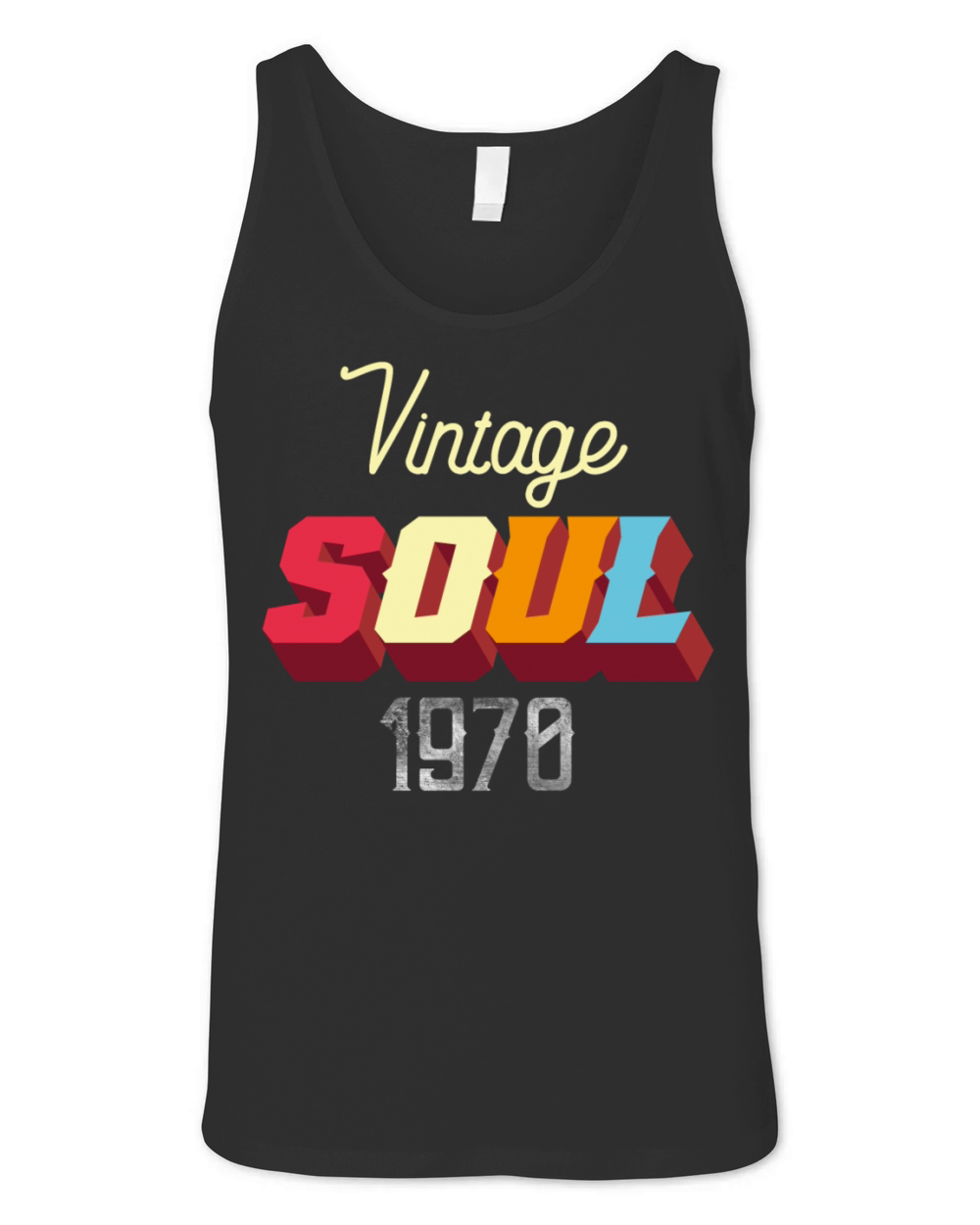 Vintage Soul 1970 Unisex Jersey Tank