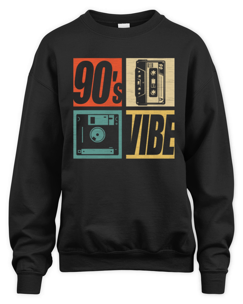 90s Vibe 1990s Fashion 90 Theme Party Nineties Unisex Premium Crewneck Sweatshirt