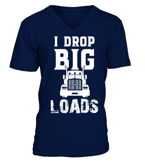 Truck Trucker Trucks Drivers Vintage V-Neck T-shirt