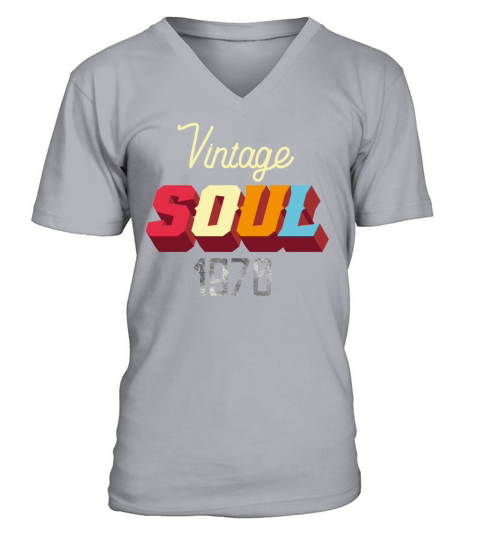 Vintage Soul 1970 V-Neck T-shirt