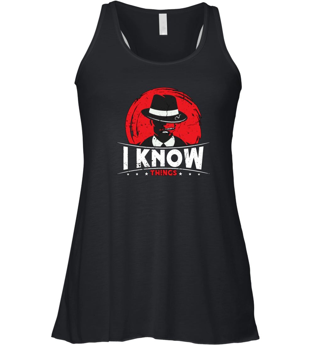 Detective I Know Things Law Enforcement Sheriff Women's Flowy Tank Top