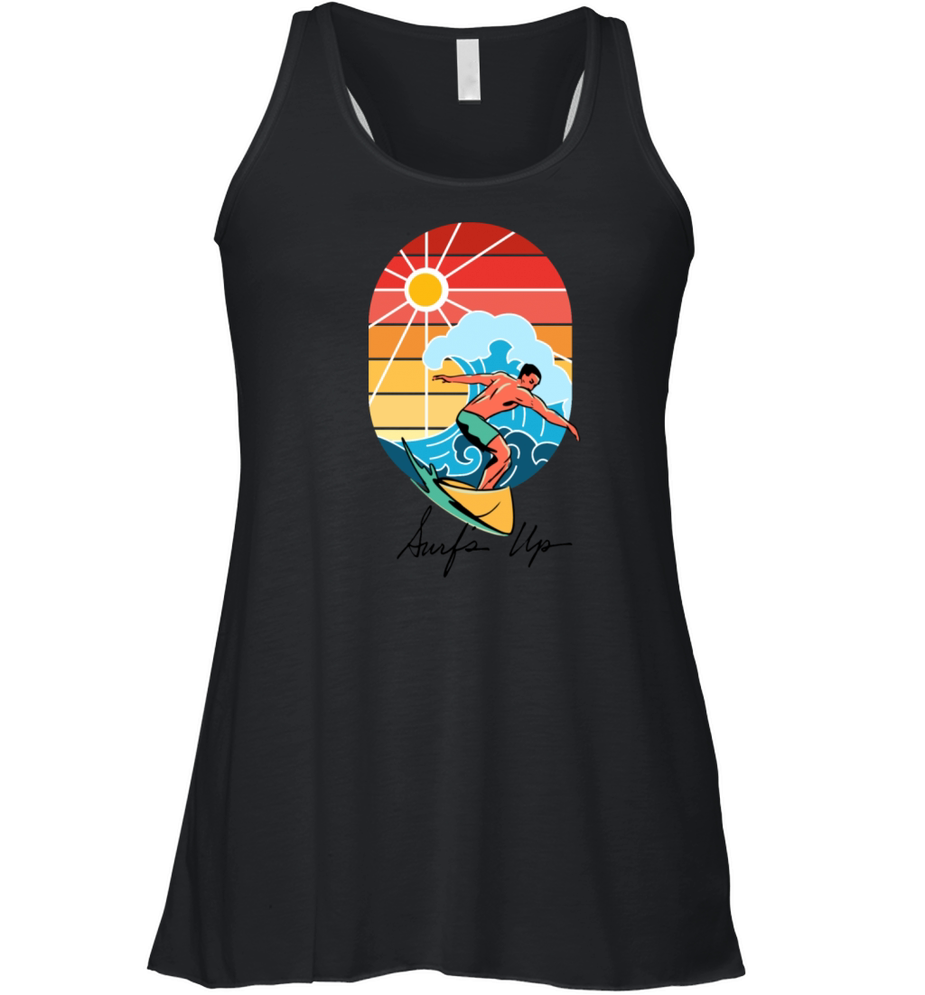 Surf Design T shirts Women's Flowy Tank Top