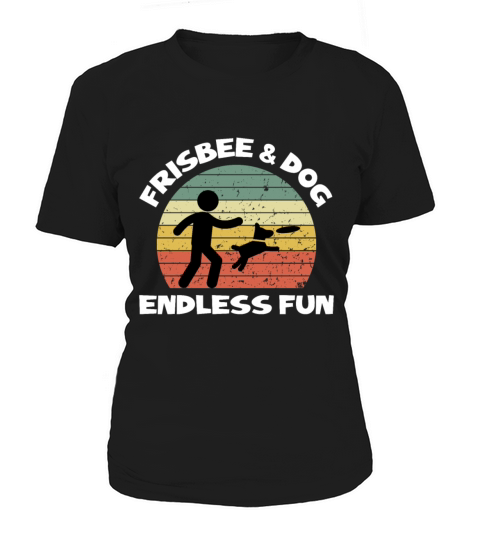 Frisbee And Dog Frisbee Quote Funny Women's T-Shirt