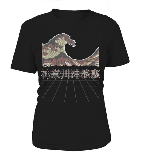 Japanese Vintage Retro Great Wave off Kanagawa Women's T-Shirt