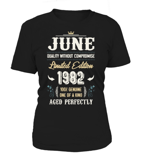 June 1982 Vintage Birthday Present Women's T-Shirt