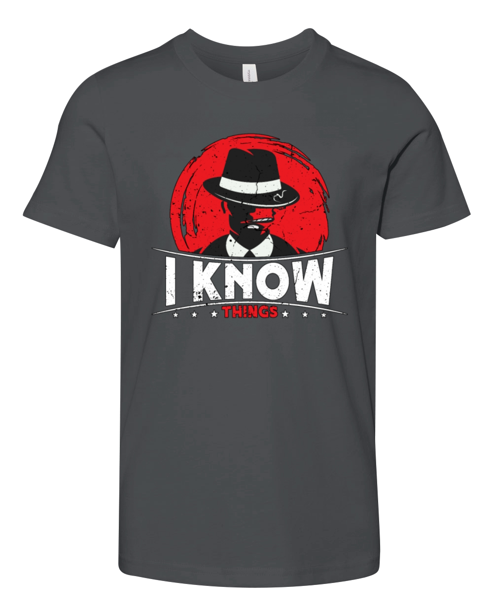 Detective I Know Things Law Enforcement Sheriff Youth Unisex Jersey Tee
